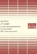 27 LIEDER 3-STROPHENKALENDER 2 CHANT