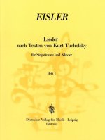 TUCHOLSKY - LIEDER HEFT 1 CHANT