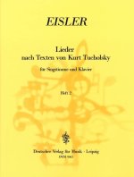 TUCHOLSKY - LIEDER HEFT 2 CHANT