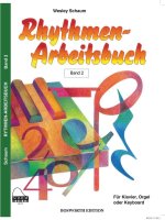 RHYTHMEN-ARBEITSBUCH, BAND 2 PIANO