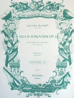 6 SONATEN OP. 1 FLUTE TRAVERSIERE