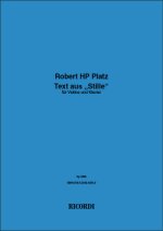 TEXT AUS  STILLE  VIOLON-PARTITION+PARTIES SEPAREES