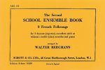 THE SECOND SCHOOL ENSEMBLE BOOK FLUTE A BEC