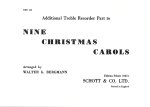 9 CHRISTMAS CAROLS