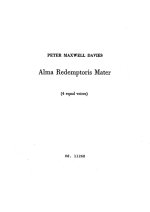 ALMA REDEMPTORIS MATER