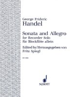 SONATE & ALLEGRO FLUTE A BEC