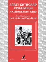 EARLY KEYBOARD FINGERINGS CLAVIER