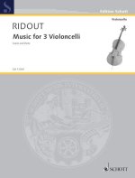 MUSIC FOR THREE VIOLONCELLI -PARTITION+PARTIES SEPAREES