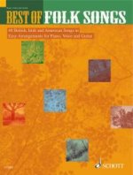 BEST OF FOLK SONGS PIANO, VOIX, GUITARE
