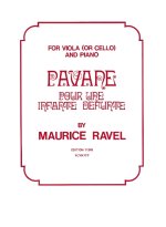 PAVANE POUR UNE INFANTE DEFUNTE