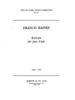 PAVAN -PARTITION+PARTIES SEPAREES