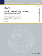 FORTH, TOWARD THY THRONE BWV 668 -PARTITION+PARTIES SEPAREES