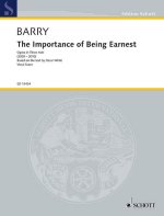 THE IMPORTANCE OF BEING EARNEST CHANT