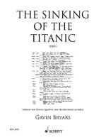 THE SINKING OF THE TITANIC MUSIQUE D'ENSEMBLE-ENSEMBLE DE PARTITIONS
