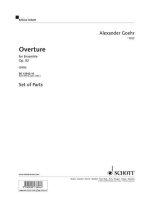 OVERTURE OP. 82 MUSIQUE D'ENSEMBLE-ENSEMBLE DE PARTITIONS