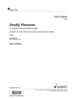 DEADLY PLEASURES -ENSEMBLE DE PARTITIONS