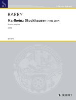KARLHEINZ STOCKHAUSEN (1928-2007) -LIVRE +PARTITION