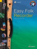 VICKI SWAN & JONNY DYER :  EASY FOLK RECORDER - FLUTE A BEC SOPRANO - RECUEIL + CD