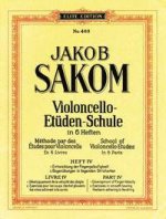 JAKOB SAKOM : VIOLONCELLO ETUDES SCHULE 4 - VIOLONCELLE