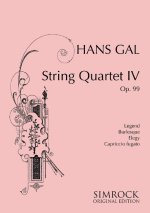 STRING QUARTET 4 OP. 99 MUSIQUE D'ENSEMBLE