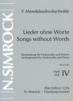 SONGS WITHOUT WORDS OP. 85-102 BAND 4 VIOLON