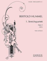 STRING QUARTET NO. 1 OP. 3 MUSIQUE D'ENSEMBLE-PARTITION+PARTIES SEPAREES