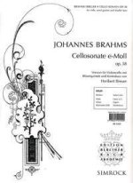 CELLOSONATA E MINOR OP. 38 -PARTITION+PARTIES SEPAREES