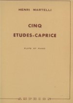 5 ETUDES-CAPRICES FL-P  FLUTE TRAVERSIERE