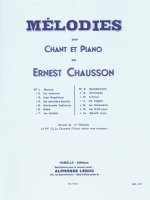 CHAUSSON 14 MELODIES VOICE & PIANO BOOK