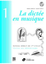 LA DICTEE EN MUSIQUE VOL.1 - DEBUT DU 1ER CYCLE + CD