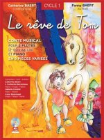 CATHERINE & FANNY BAERT :  LE REVE DE TOM - CONTE MUSICAL POUR 2 FLUTES & PIANO - RECUEIL + CD