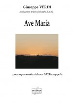AVE MARIA POUR SOPRANO ET CHOEUR SATB A CAPPELLA
