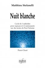 NUIT BLANCHE - PIANO-CHANT
