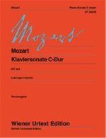 WOLFGANG AMADEUS MOZART : 'PIANO SONATA 'FACILE SONATA' C DUR  KV 545  - DO MAJEUR - PIANO -  RECUEI