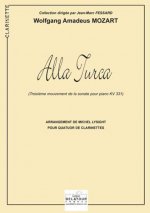 ALLA TURCA KV 331 POUR 4 CLARINETTES
