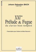 PRELUDE ET FUGUE N021 BWV 866 POUR GUITARE