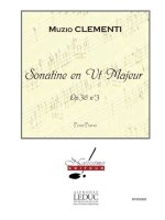 CLEMENTI MUZIO SONATINE IN C MAJOR OP 36 NO 3 PIANO BOOK PIANO