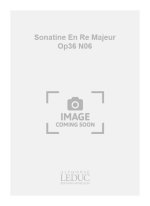 CLEMENTI MUZIO SONATINE IN D MAJOR OP 36 NO 6 PIANO BOOK PIANO