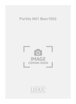 BACH JS PARTITA NO 1 BWV1002 VIOLIN SOLO BOOK