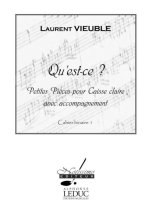 VIEUBLE QU'EST CE? PETITES PIECES SNARE DRUM & PIANO BOOK
