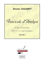 GAUDET FASCICULE D'ANALYSE VOLUME 1 TEACHING MATERIAL BOOK