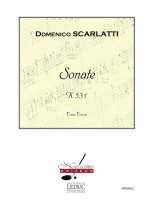 SCARLATTI SONATE K531 PIANO BOOK PIANO