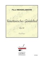 MENDELSSOHN VENETIANISCHES GONDELLIED OP 19 PIANO BOOK PIANO