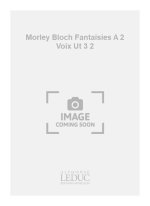 MORLEY BLOCH FANTAISIES A 2 VOIX UT 3 2 2 VIOLA DA GAMBAS BOOK