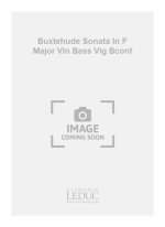 BUXTEHUDE SONATA IN F MAJOR VLN BASS VLG BCONT SCORE/PARTS