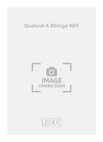 GOUTTENOIRE QUATUOR A CORDES NO.1 STRING QUARTET SCORE