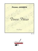JANSEN 12 PIECES PIANO BOOK PIANO