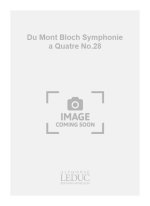 DU MONT BLOCH SYMPHONIE A QUATRE NO.28 SCORE/PARTS