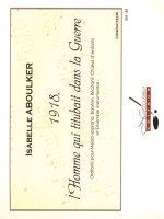 ISABELLE ABOULKER: 1918 L'HOMME QUI TITUBAIT DANS LA GUERRE VOICE AND ORCHESTRA
