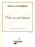 CHAUSSON TRIO EN G MINOR VIOLIN OR CELLO & PIANO PERFORMANCE SCORES